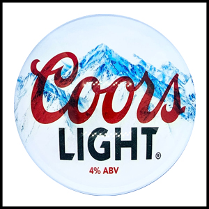 Coors on draught at the hassocks pub