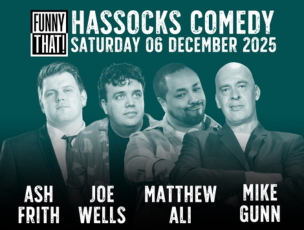 December comedy show at the hassocks
