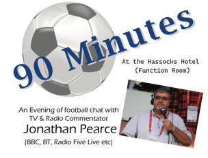 90 minutes with Jonathan Pearce football chat event